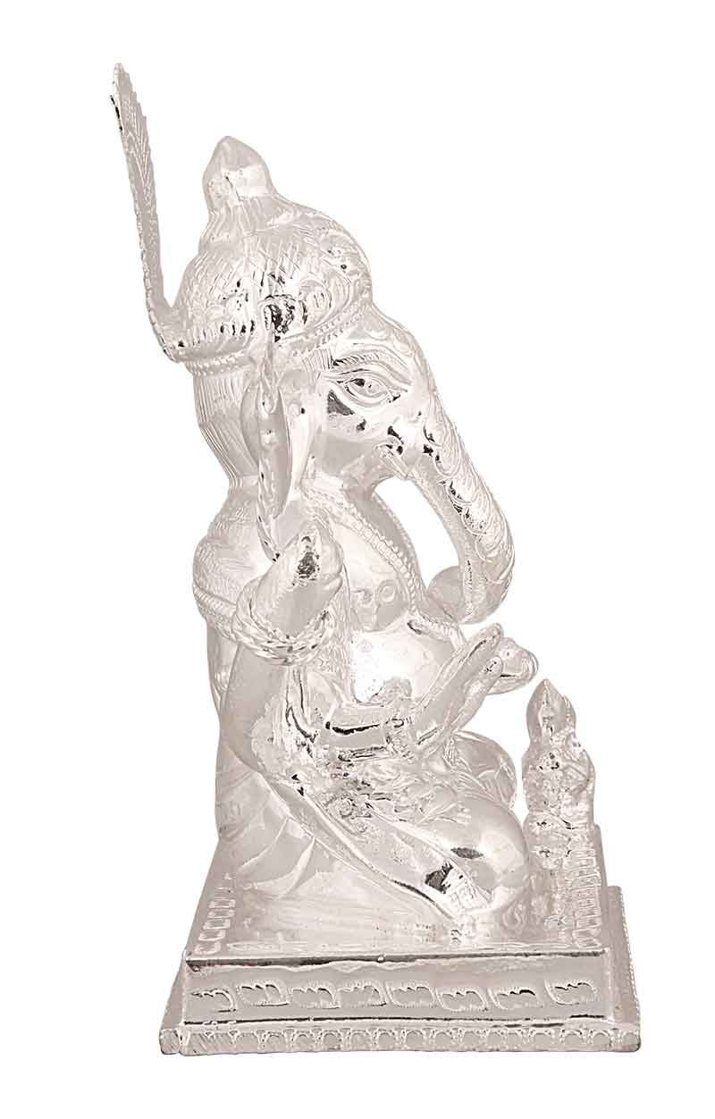 Silver Idol of Lord Ganesh vervekart