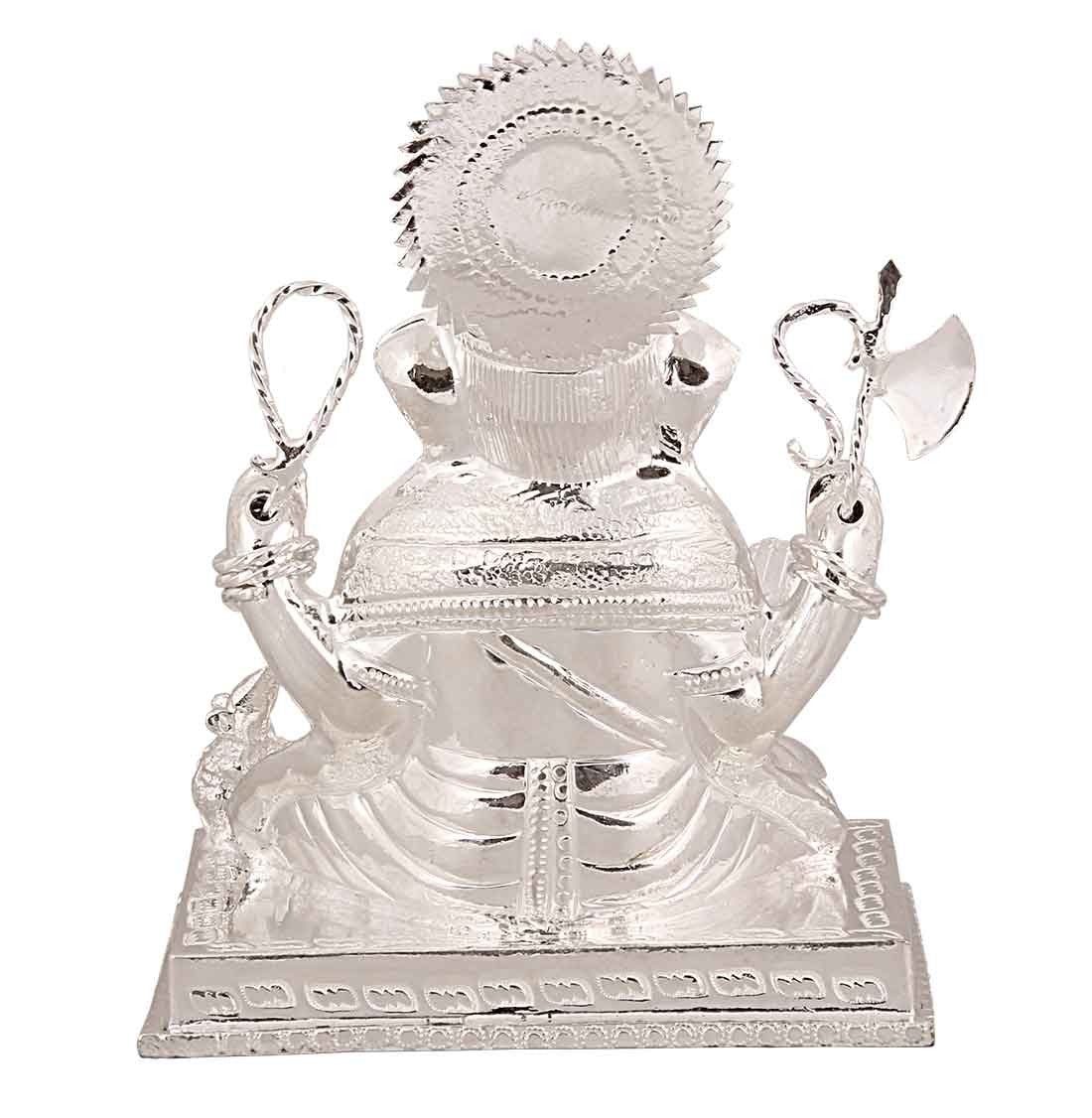 Silver Idol of Lord Ganesh vervekart 