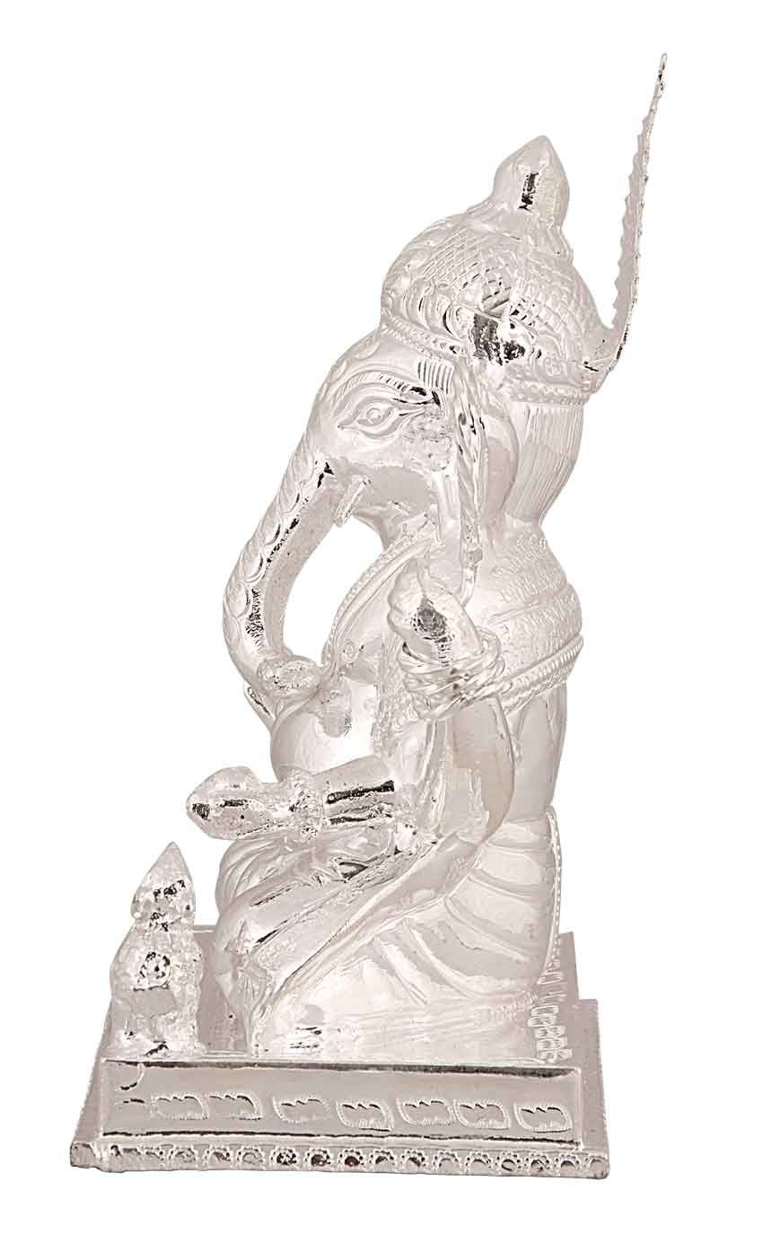 Silver Idol of Lord Ganesh vervekart 